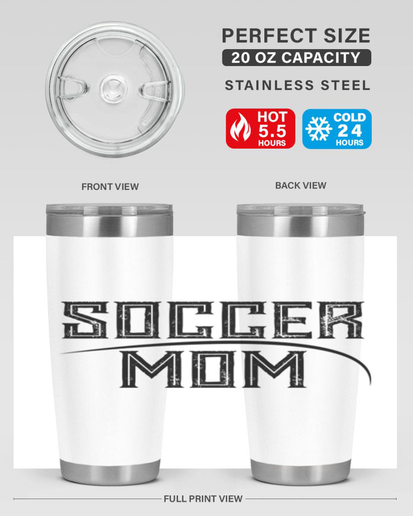 soccer mom 67#- mom- Tumbler