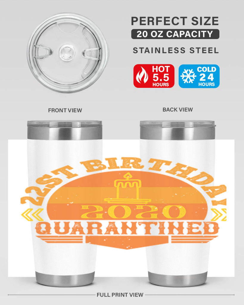 st birthday quarantined 274#- fathers day- Tumbler
