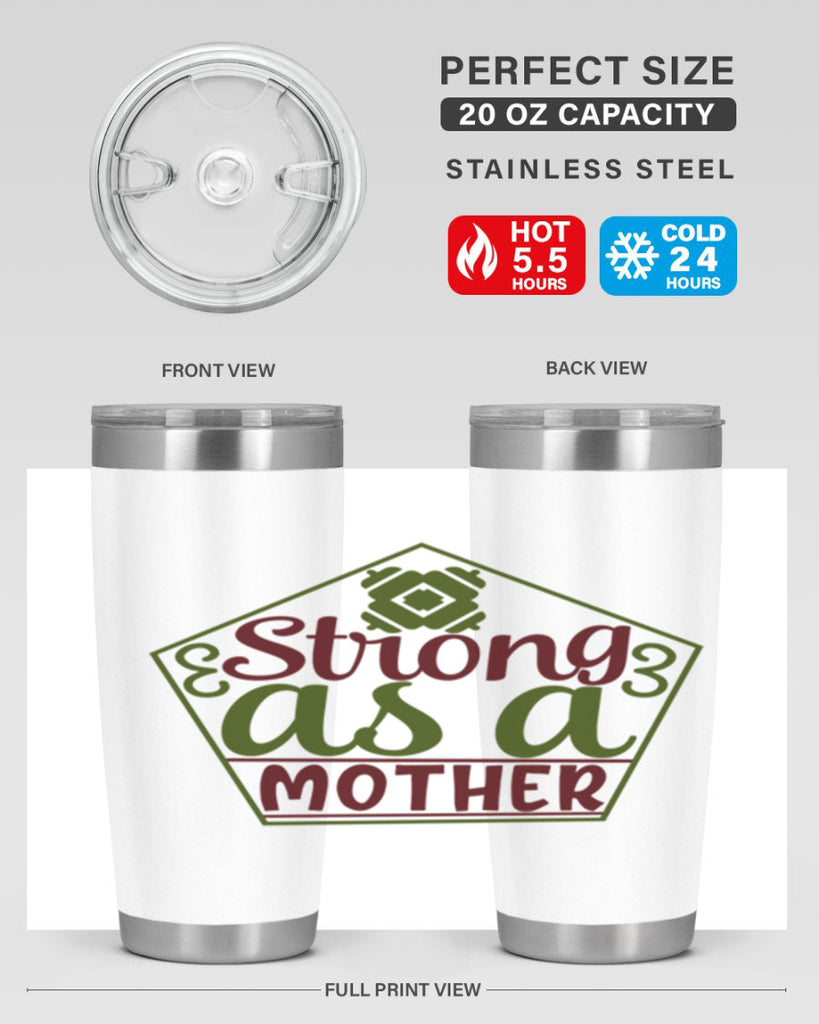 strong as a mother 14#- gym- Tumbler