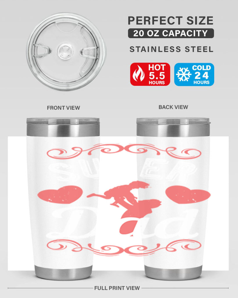 super dad 178#- fathers day- Tumbler