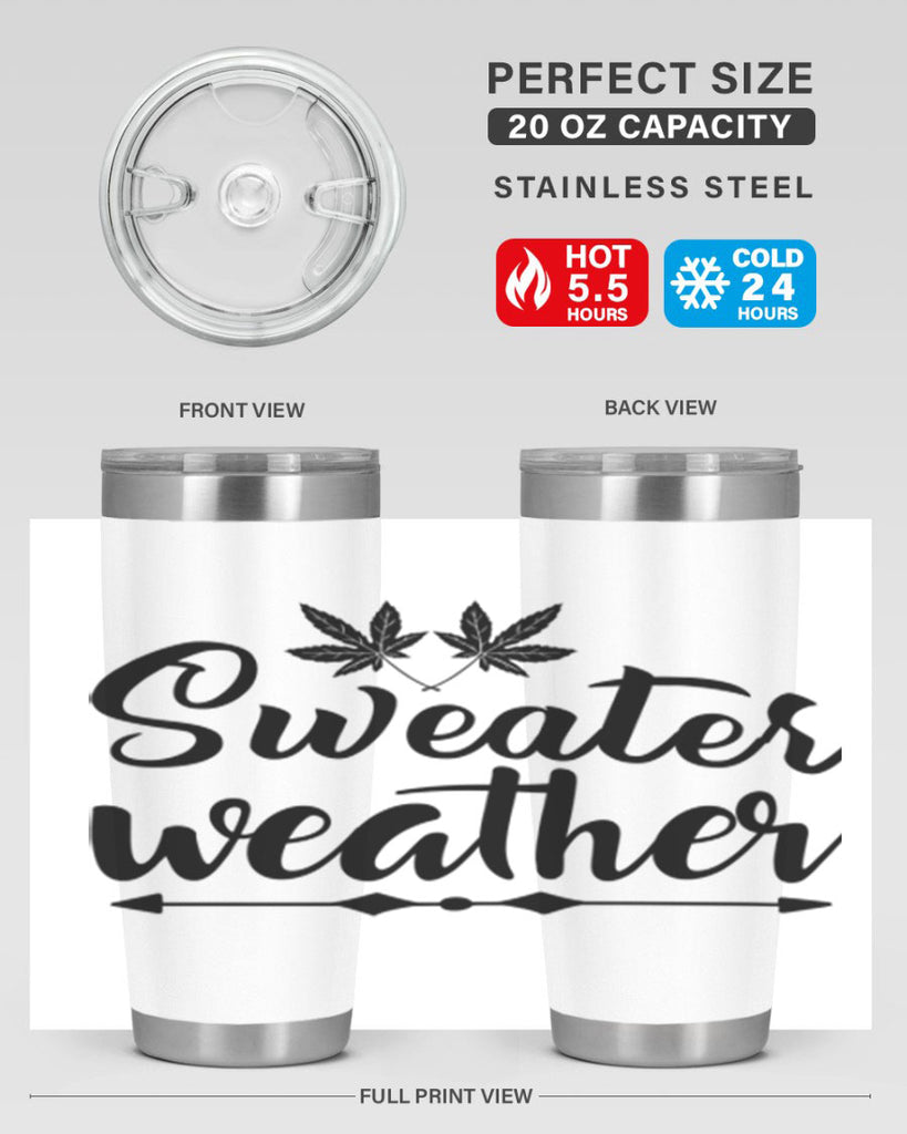 sweater weather 581#- fall- Tumbler