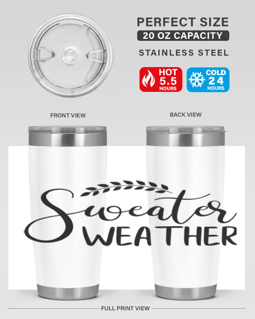 sweater weather 582#- fall- Tumbler