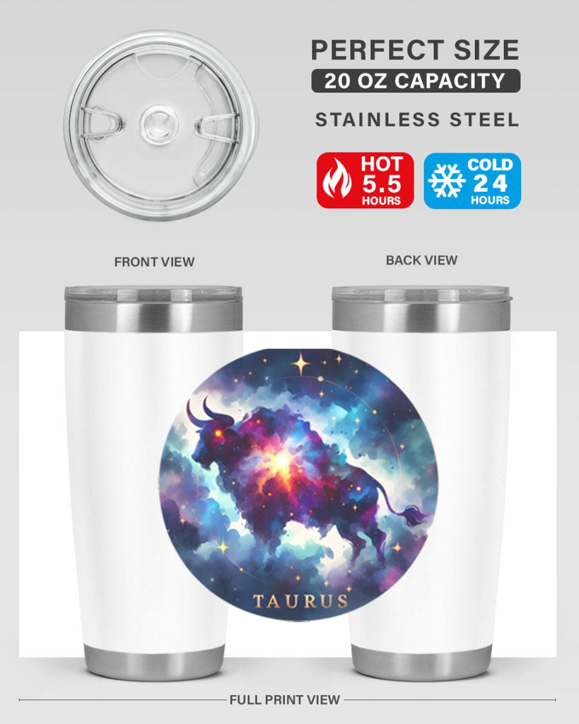 taurus 512#- zodiac- Tumbler