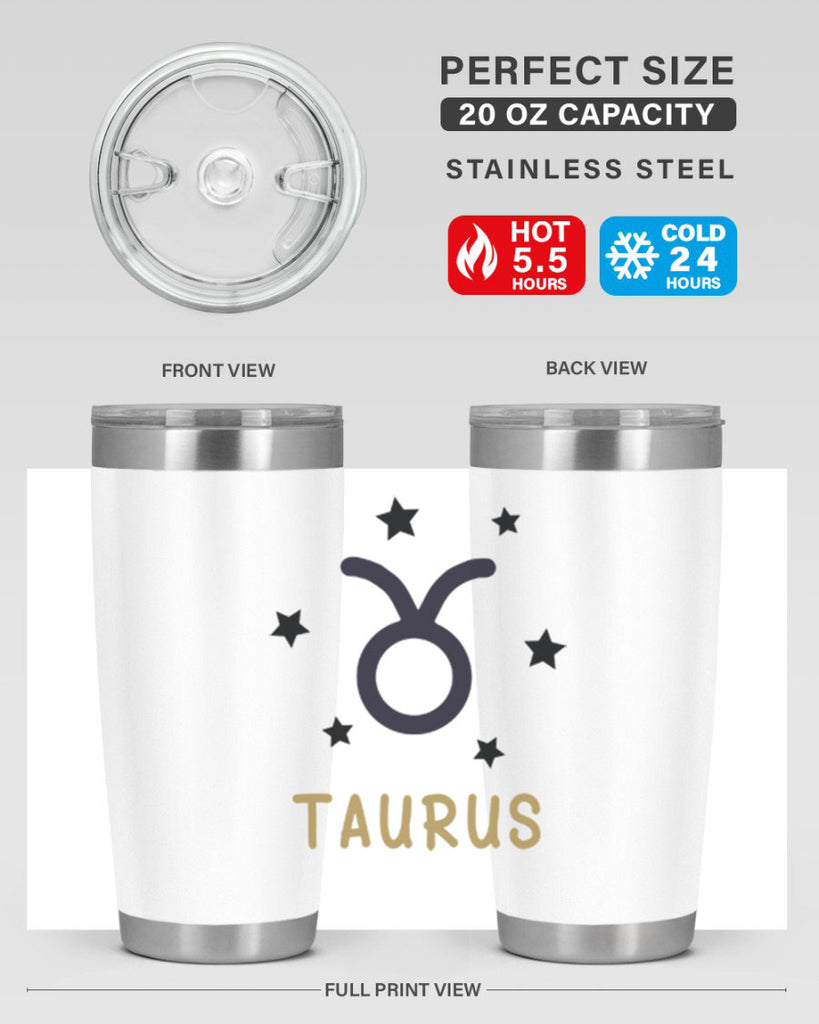 taurus 517#- zodiac- Tumbler