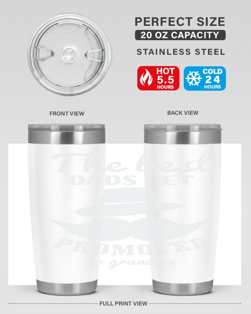 the best dads get promoted 164#- fathers day- Tumbler