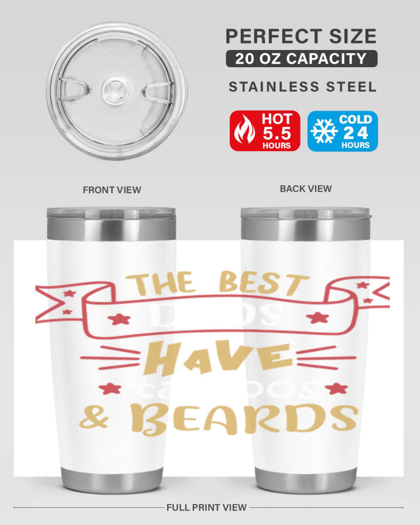 the best dads have tattoos beards 4#- fathers day- Tumbler