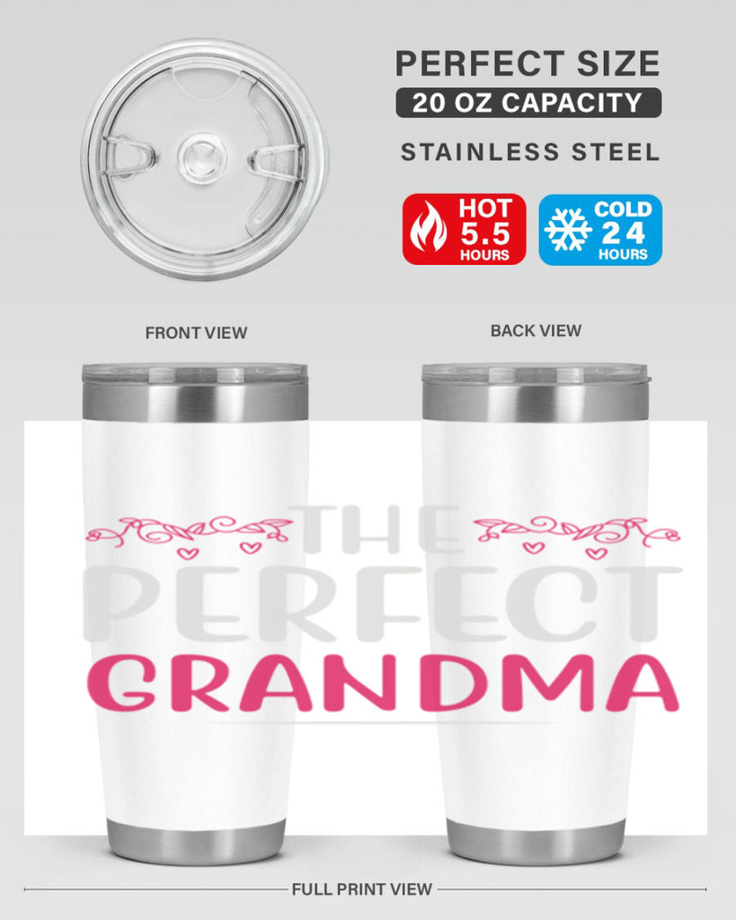 the perfect grandma 49#- mom- Tumbler