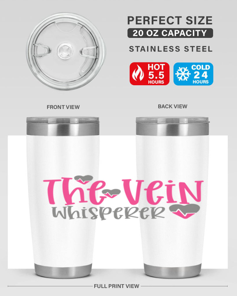 the vein whisperer Style 345#- nurse- tumbler