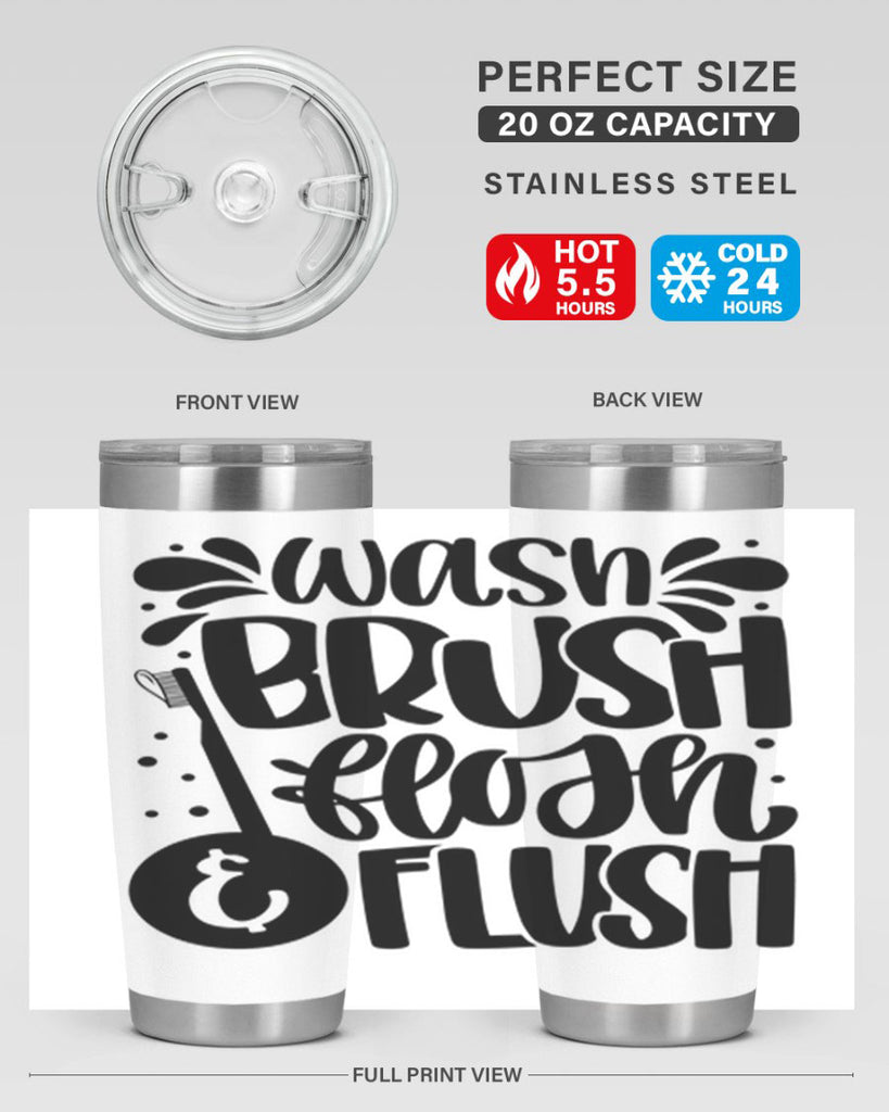 wash brush flosh flush 9#- bathroom- Tumbler
