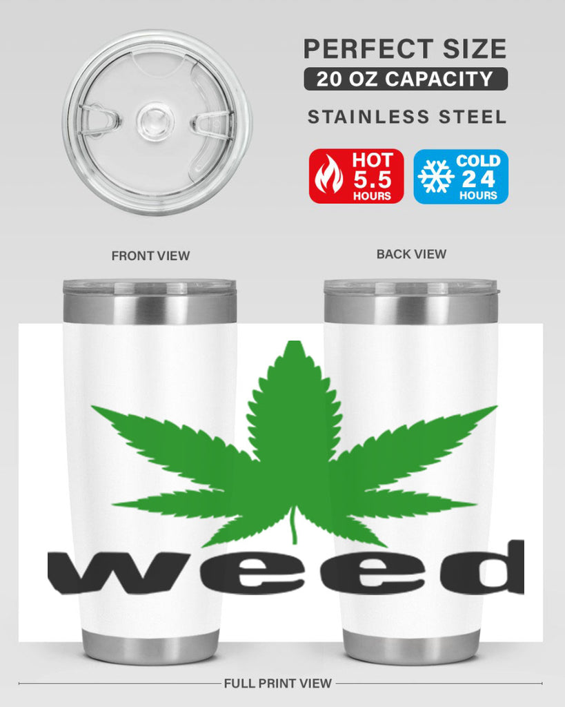 weed 279#- marijuana- Tumbler