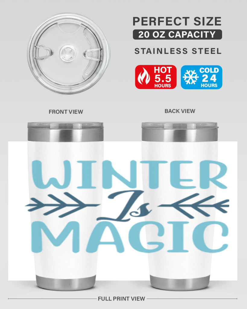 winter is magic 506#- winter- Tumbler