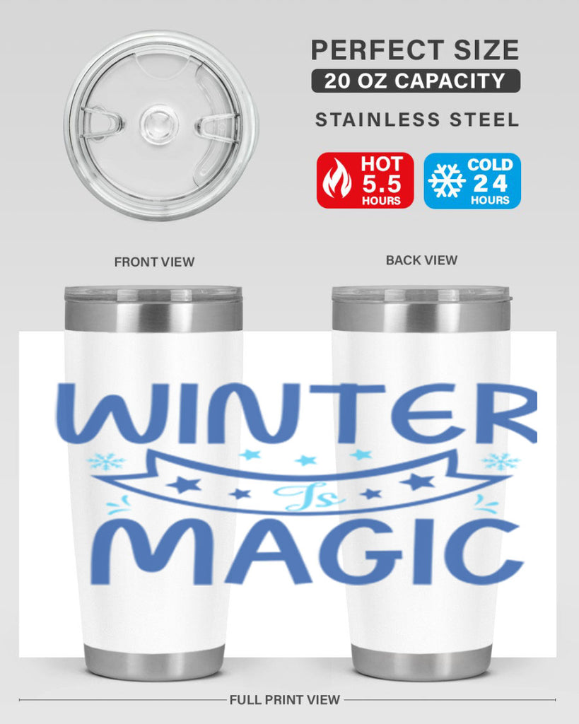 winter is magic 508#- winter- Tumbler