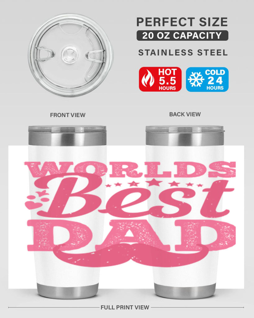 worlds best dad 142#- fathers day- Tumbler