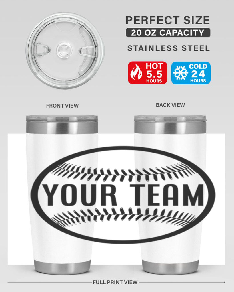 your team 2270#- softball- Tumbler