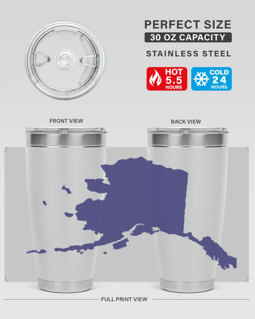 Alaska 49#- stateflags- Tumbler