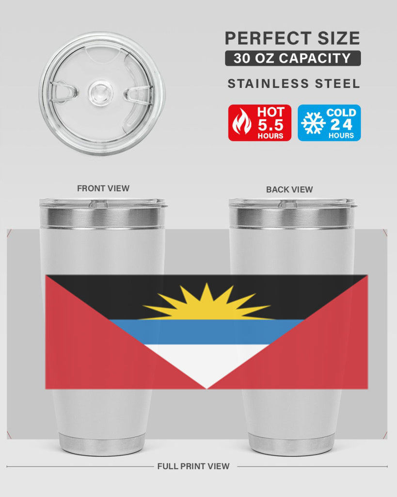 Antigua and Barbuda 192#- world flags- Tumbler