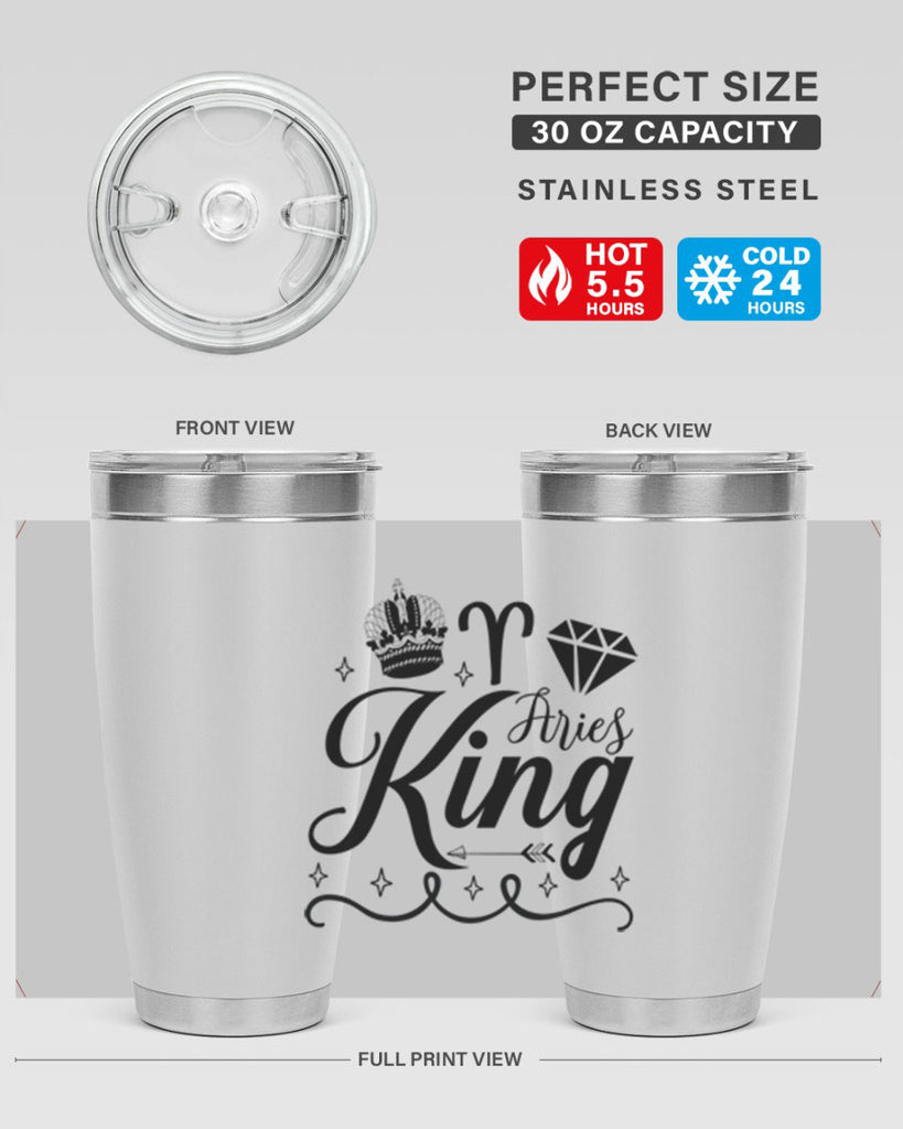 Aries king 111#- zodiac- Tumbler