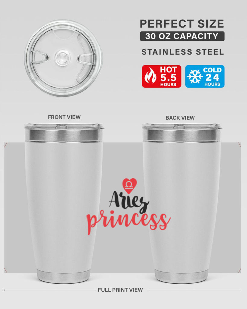 Aries princess 98#- zodiac- Tumbler