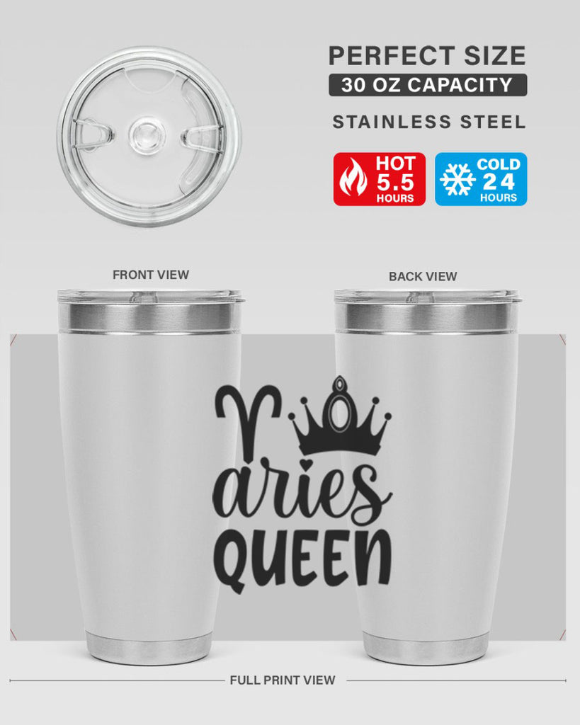 Aries queen 118#- zodiac- Tumbler