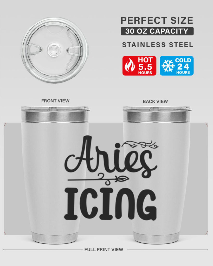Ariesicing 106#- zodiac- Tumbler