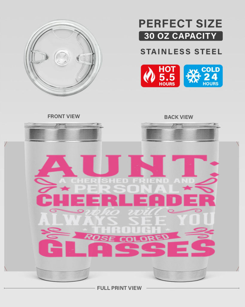 Aunt A cherished friend and personal cheerleader Style 70#- aunt- Tumbler