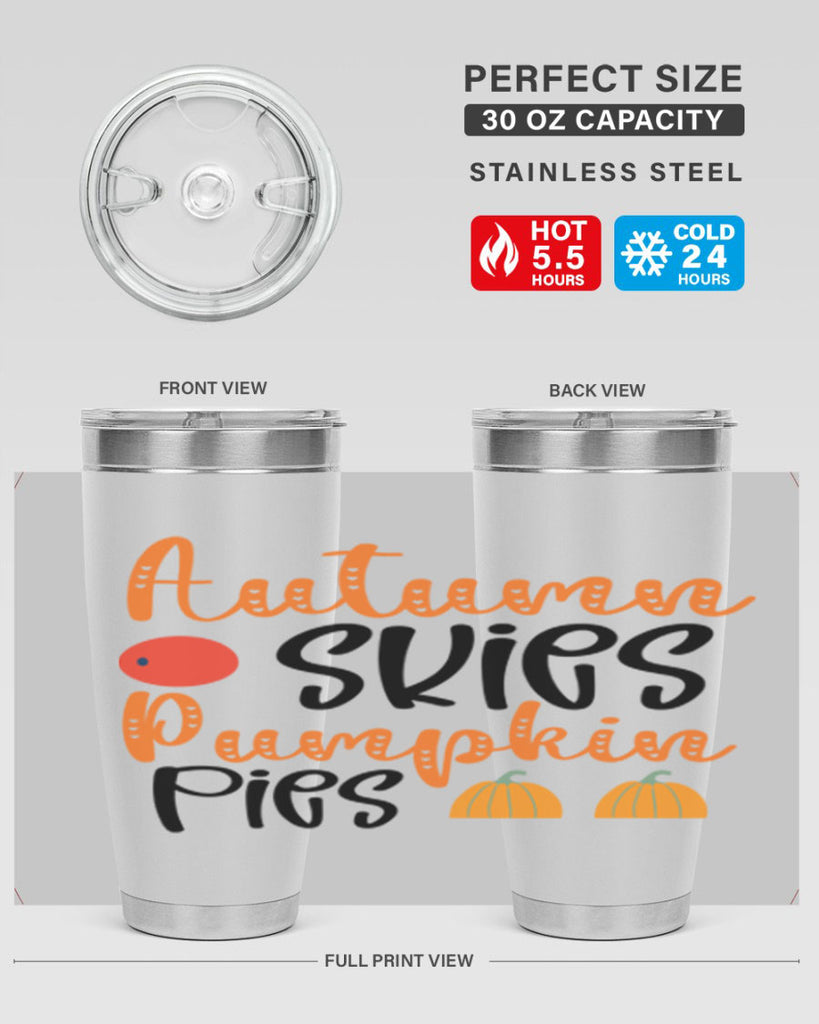 Autumn Skies Pumpkin Pies 30#- fall- Tumbler