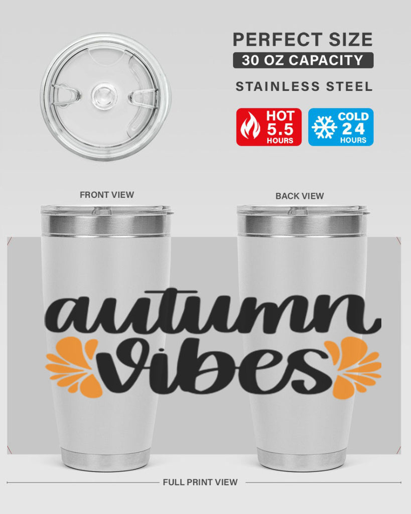 Autumn Vibes 478#- fall- Tumbler