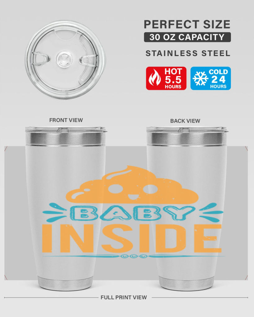 Baby Inside Style 1#- baby shower- tumbler