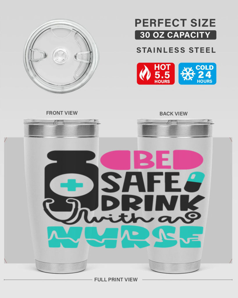 Be Safe Drink With An Nurse Style Style 222#- nurse- tumbler