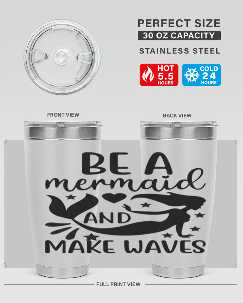 Be a mermaid and make 54#- mermaid- Tumbler