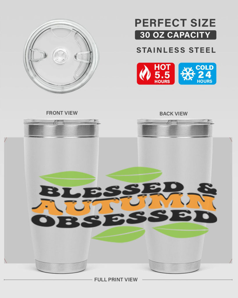 Blessed Autumn Obsessed 48#- fall- Tumbler