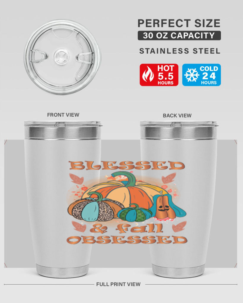 Blessed Fall Obsessed 49#- fall- Tumbler