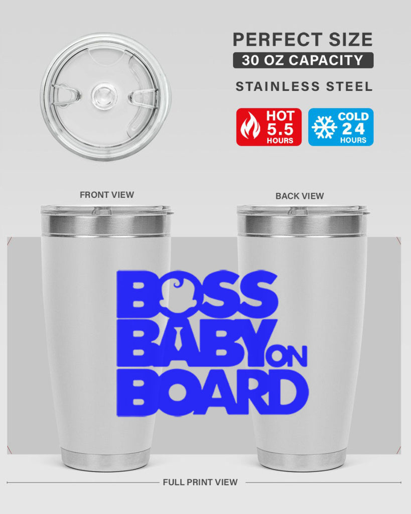 Boss Baby On Board 2#- black words phrases- Cotton Tank
