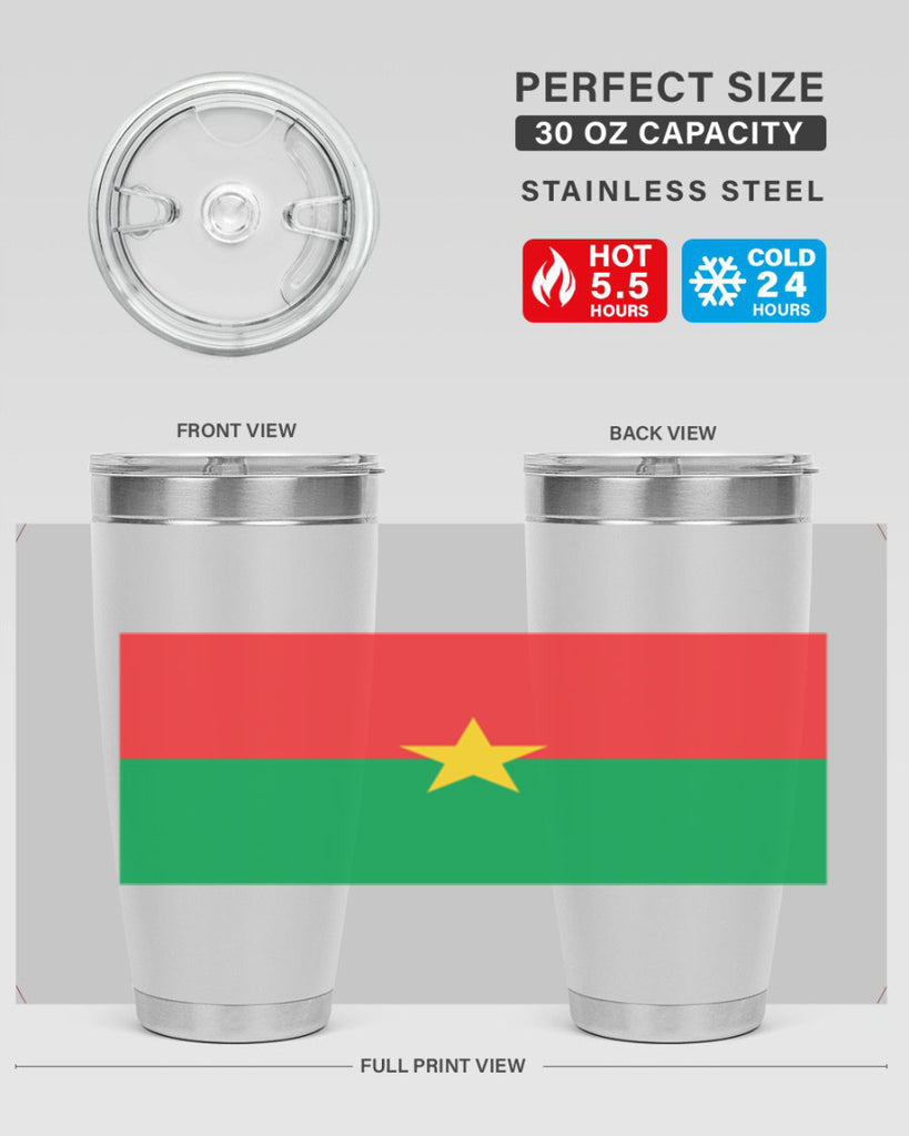 Burkina Faso 171#- world flags- Tumbler