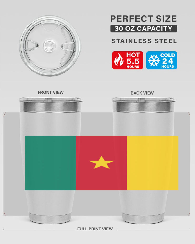 Cameroon 167#- world flags- Tumbler