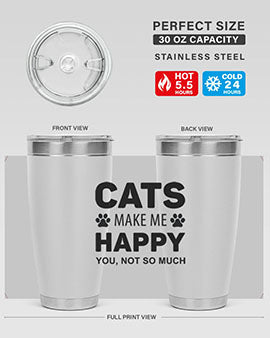 Cats Make Me Style 40#- cat- Tumbler