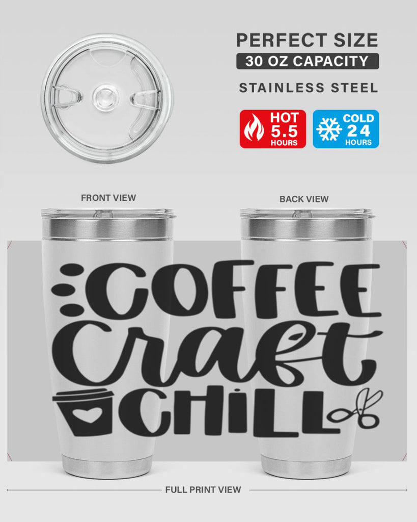 Coffee Craft Chill 42#- crafting- Tumbler