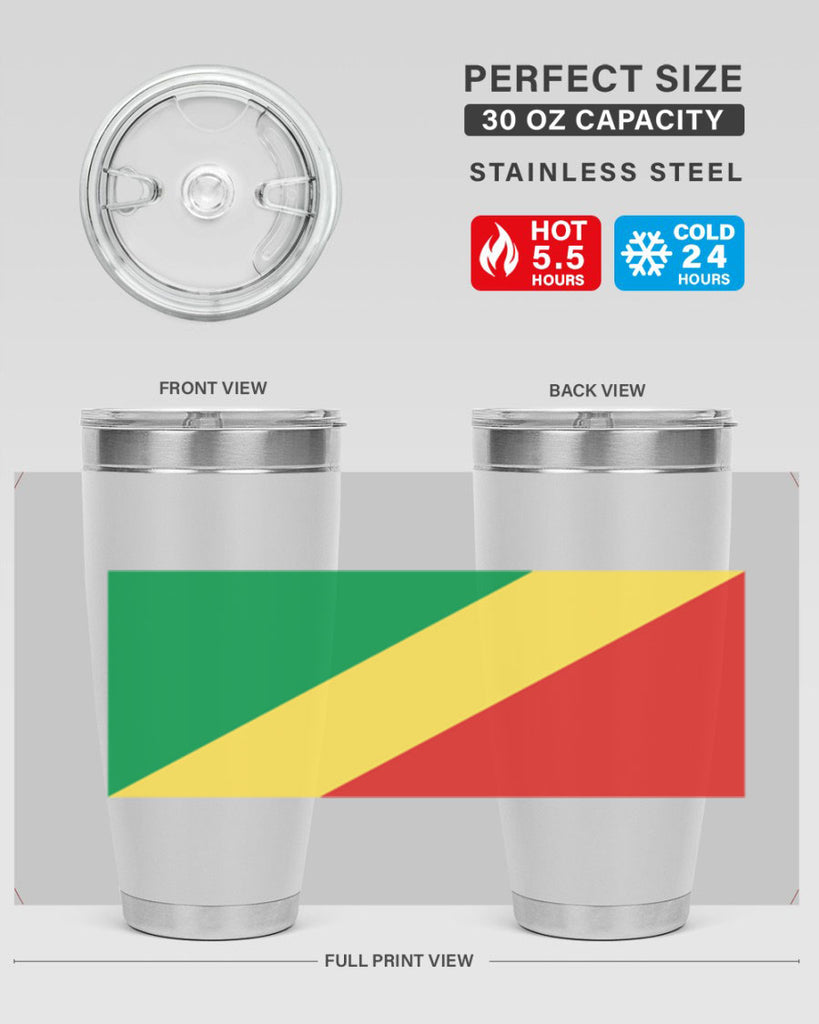 Congo Republic of the 158#- world flags- Tumbler