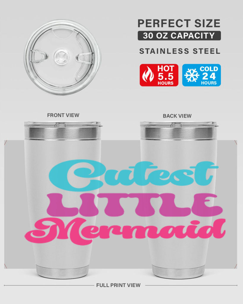 Cutest Little Mermaid 90#- mermaid- Tumbler