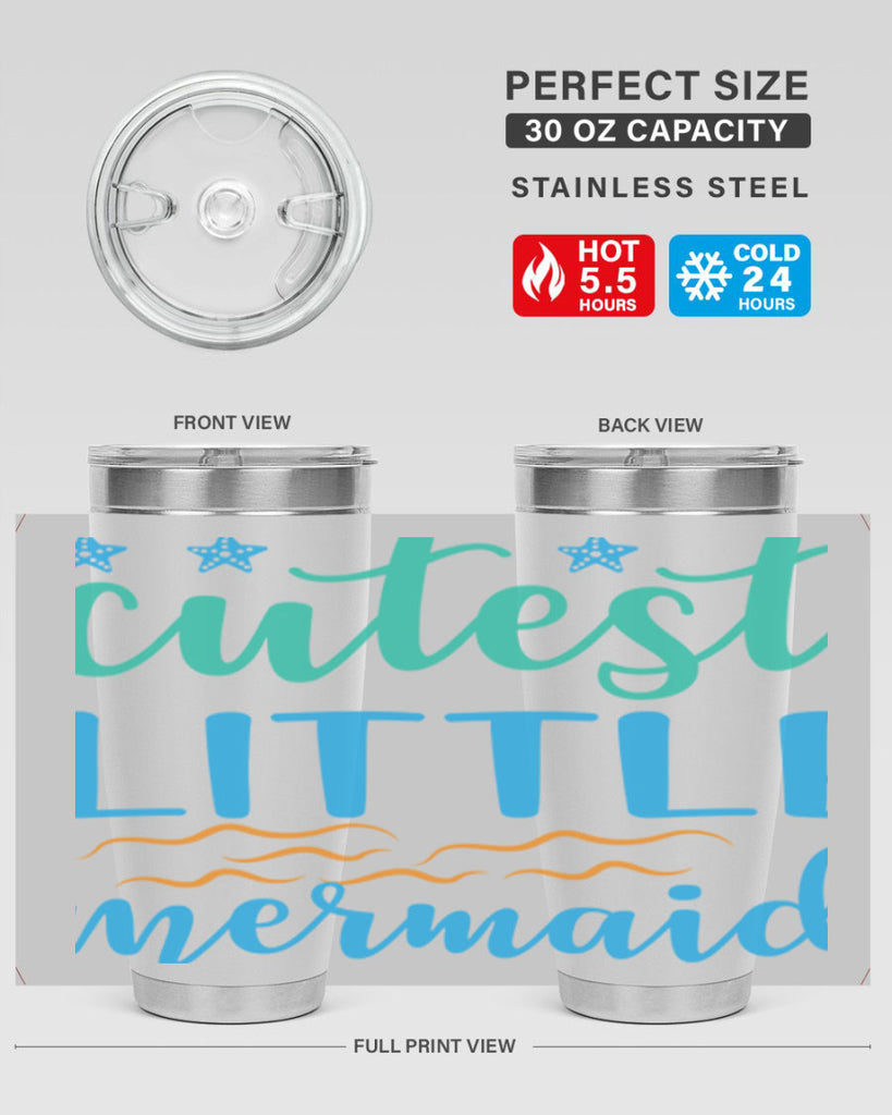 Cutest Little Mermaid Design 97#- mermaid- Tumbler