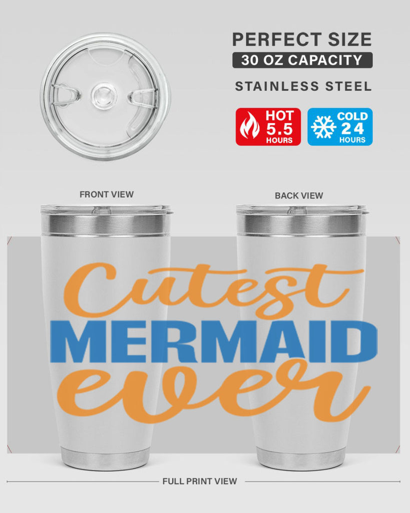 Cutest Mermaid Ever 94#- mermaid- Tumbler