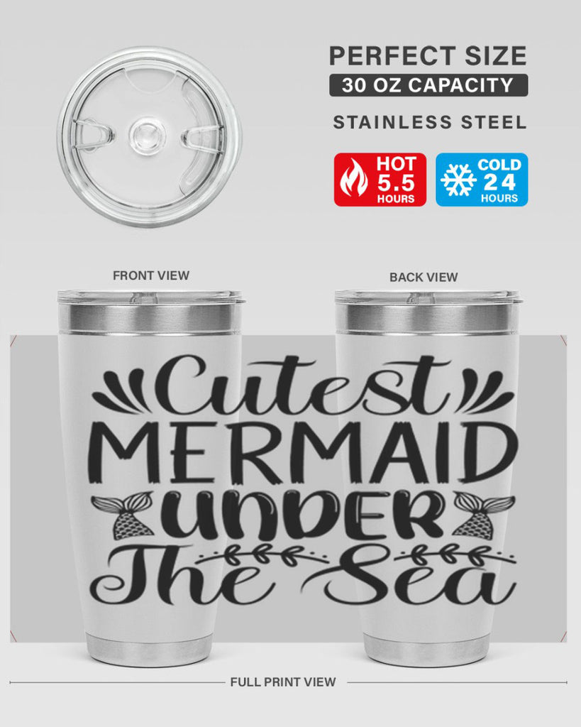 Cutest Mermaid Under The Sea 108#- mermaid- Tumbler