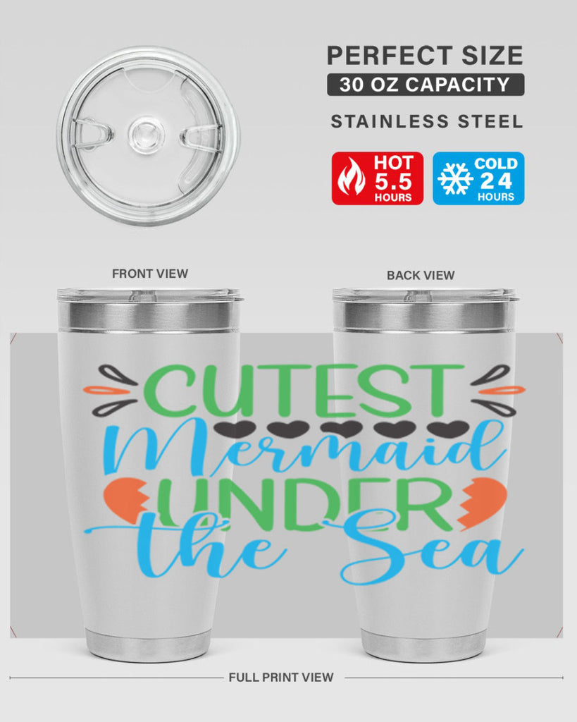 Cutest Mermaid Under The Sea 109#- mermaid- Tumbler