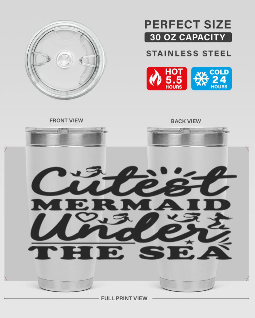 Cutest Mermaid Under the Sea 106#- mermaid- Tumbler