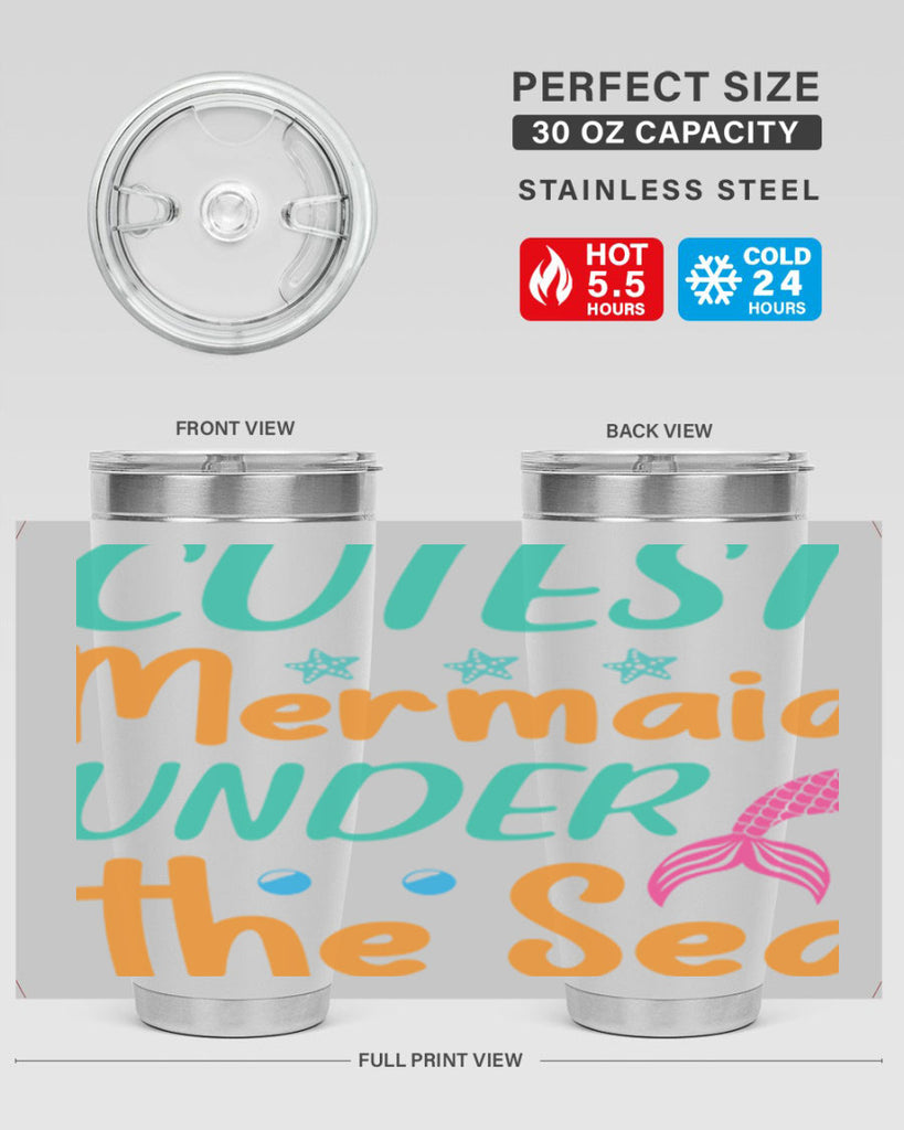 Cutest Mermaid Under the Sea 107#- mermaid- Tumbler