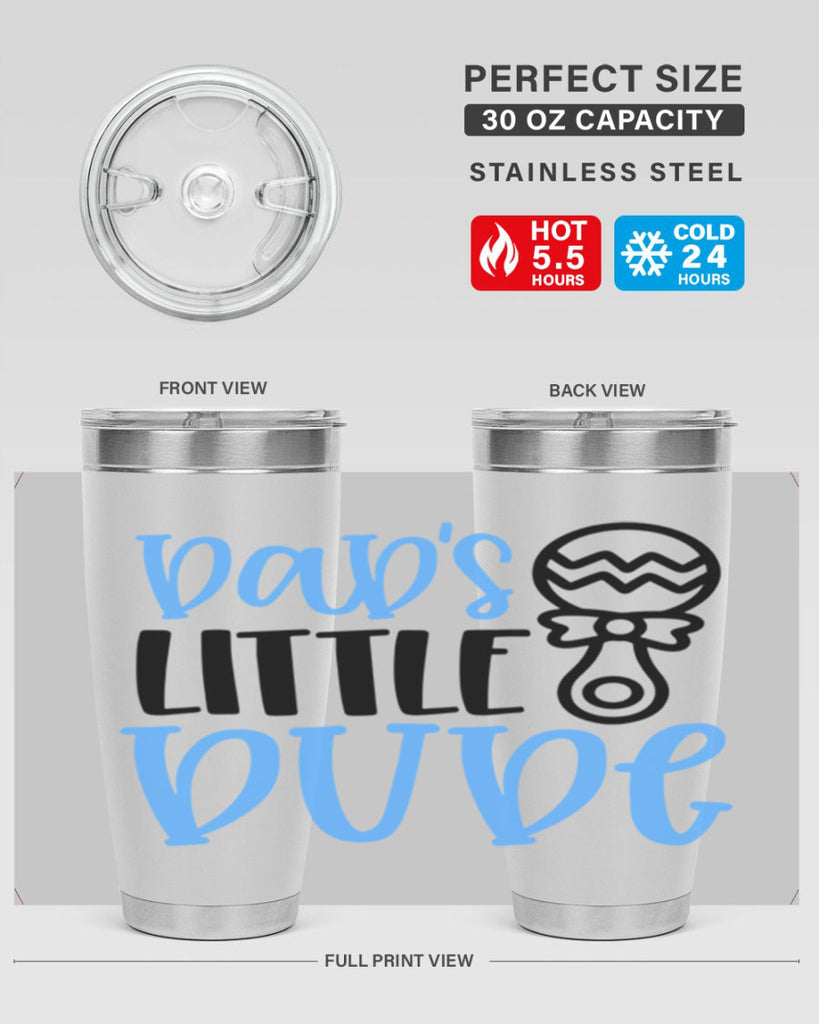 Dads Little Dude Style 102#- baby- tumbler