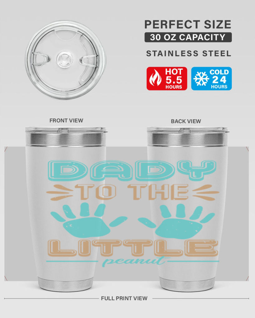 Dady to the little peanut Style 43#- baby shower- tumbler