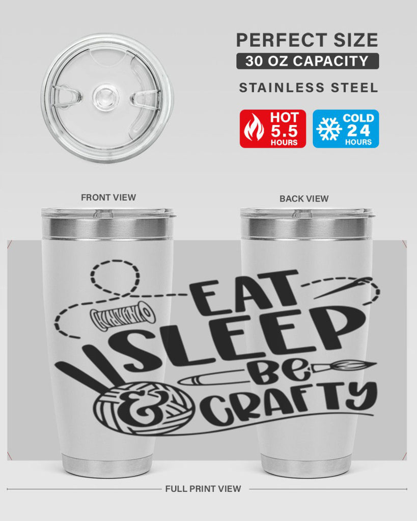 Eat Slepp Be Crafty 28#- crafting- Tumbler