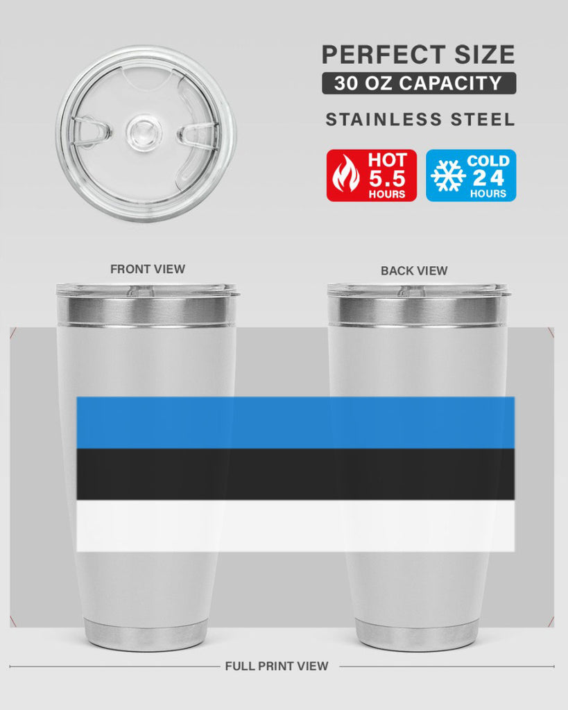 Estonia 142#- world flags- Tumbler