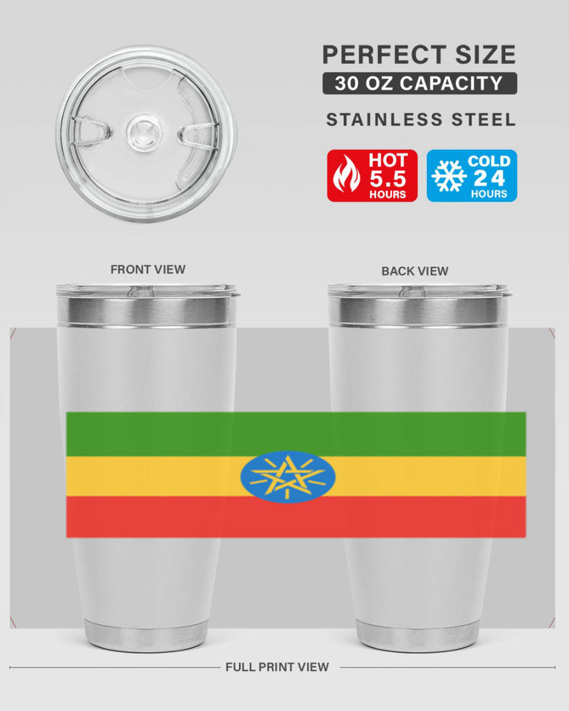 Ethiopia 140#- world flags- Tumbler